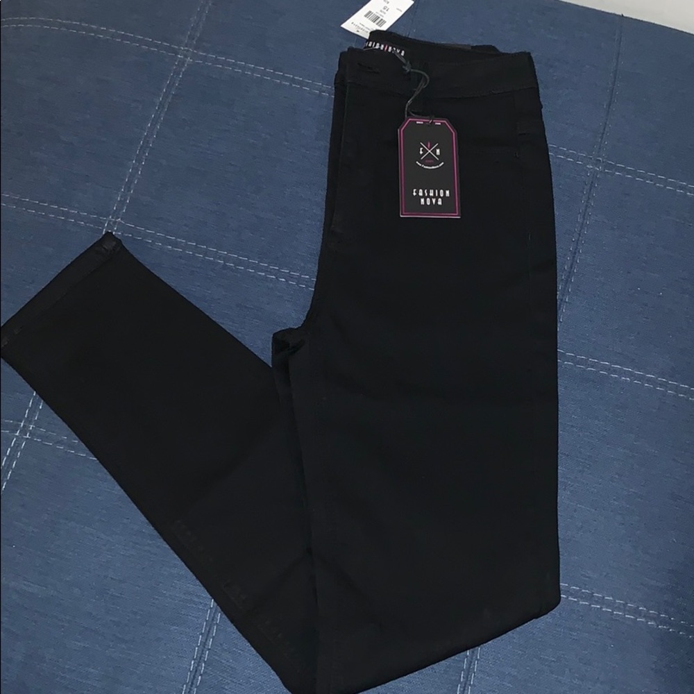 Fashion nova black high waist legging jeans